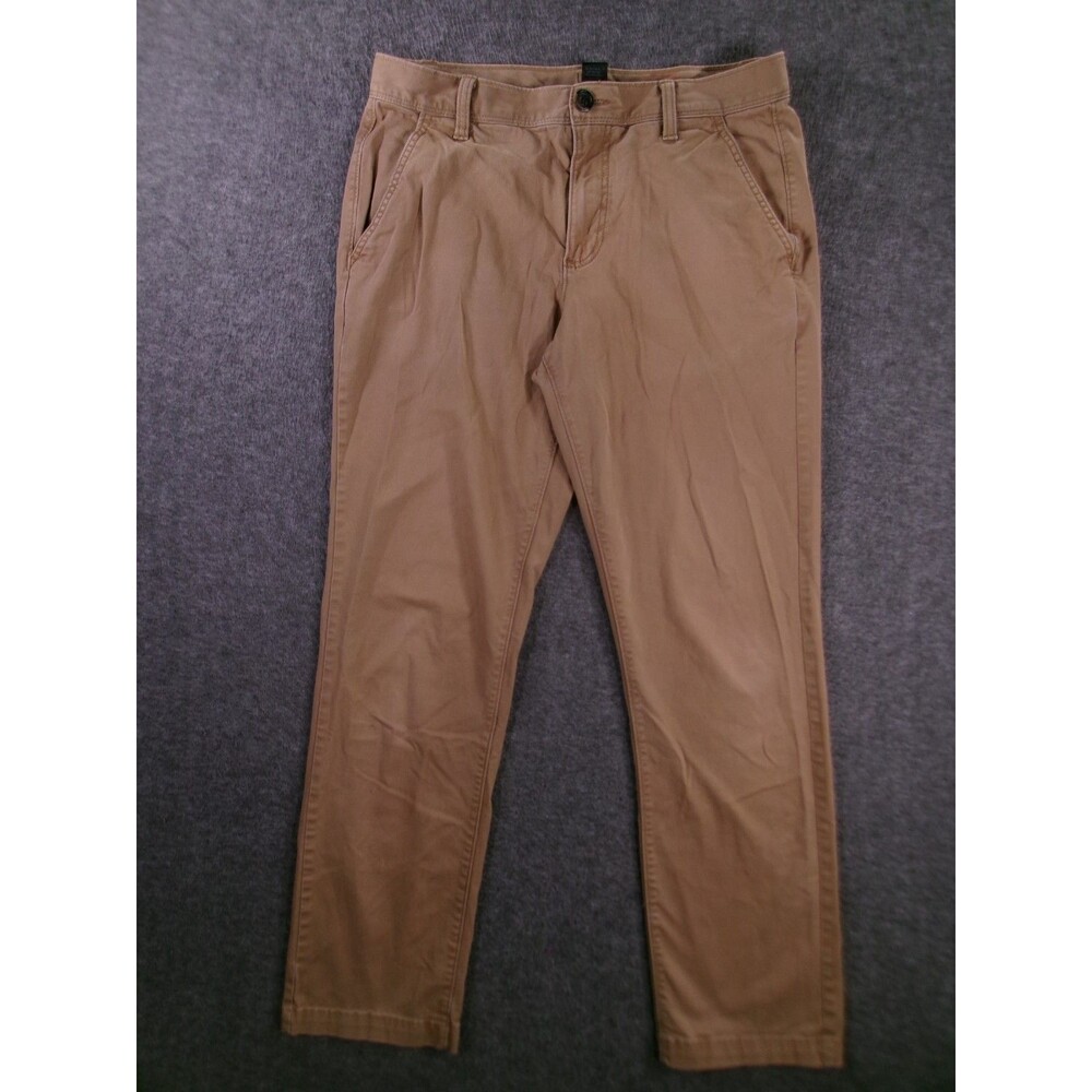 Urban Pipeline Pants Men 33X32 Brown Slim Fit Straight Fit Skateboarding Causal